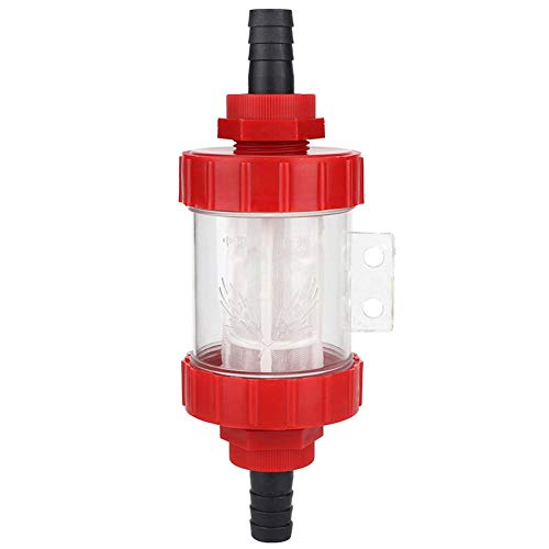 HERCHR Inline-Sieb, G1/2-Zoll-Pumpensieb Gartenbewässerungsanschluss Wasserpumpe Filter klar, Kunststoff, rot HERCHR Inline-Sieb, G1/2-Zoll-Pumpensieb Gartenbewässerungsanschluss Wasserpumpe Filter klar, Kunststoff, rot von HERCHR