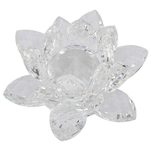 HERCHR Lotusblüte, Kristall, Lotus Crystal Kristallglas Lotus Blume Kristallglas Lotusblüte Lotusblume Ornamente Wohnaccessoires Lotus Kristall Glas, Wohnaccessoires Handwerk Hochzeiten Dekoration von HERCHR