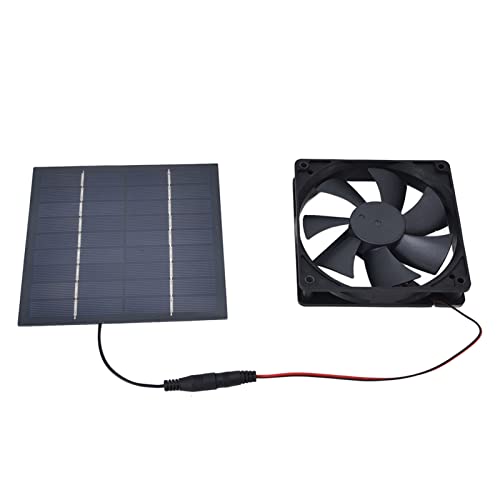 HERCHR Lüfterkit von Solar Panel, 12 V 10W Chicken Coops Solar Powered Auspuff Einer Lüfter wasserdurchdringliche Hochgeschwindigkeits -Entlüftungskühler für Hühnerkoops für Gewächshäuser von HERCHR