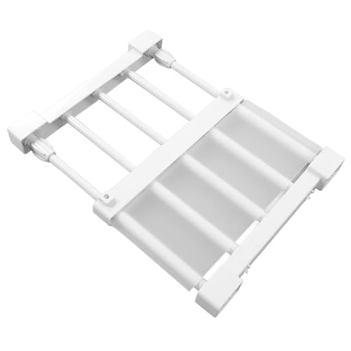 HERCHR Spannungsregal, Erweiterbar, Verstellbarer Regal-Organizer, Schrank-Organizer, Nagelfrei, Schrankteiler, Aufbewahrungsregal Für Kleiderschrank(23-30cm) von HERCHR