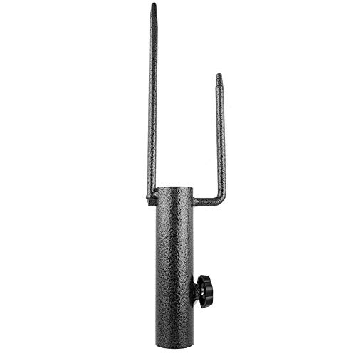 HERCHR Strand Regenschirm Sandanker, tragbarer Edelstahl Parasolanker Outdoor-Regenschirmhalter Fischereistange für 22-38 mm/0,9-1,5 Zoll Parasol von HERCHR