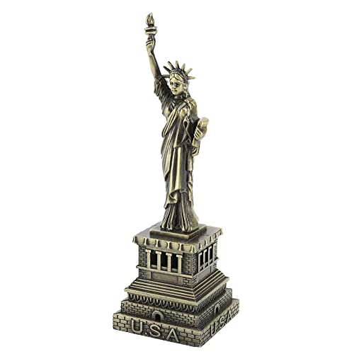 HERCHR USa Freiheitsstatue, Handgefertigtes Artware-Modell, Tischdekoration, Sammlerfigur, Statue, Geschenke, Antike Messingskulptur, Souvenirfiguren von HERCHR