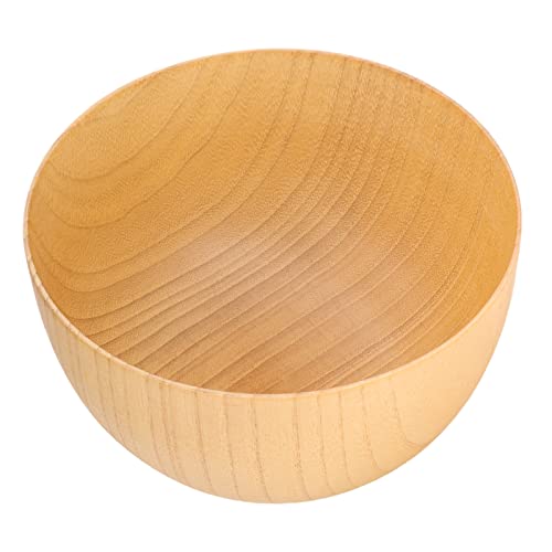 Holzschüssel, Servierschüssel für Obst oder Salat, Japanische Holzschüssel Holzschüssel für Nüsse Vorspeisen Obstsnacks(L) von HERCHR