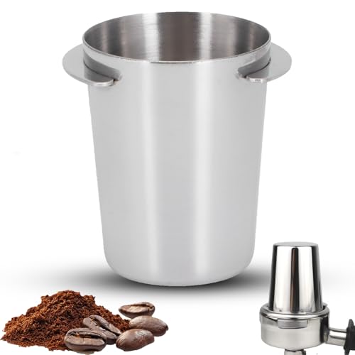 Kaffee -Dosierung Tasse, 51 mm/2 -Zoll -Kaffeemaschine Griff Dosierung Tasse Edelstahl Espresso Pulver Feeder Teil für Home Cofe -Läden von HERCHR