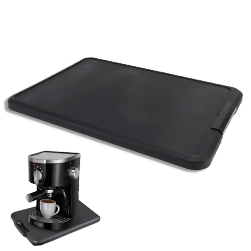 Kaffeemaschine Schieberegler, 41x30x2cm/16.1x11.8x0.8in Kaffeemaschine Schiebet Tablett Universal Home Quadrate Stretching Basis für Küchengeräte von HERCHR