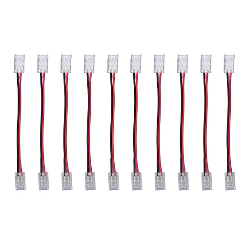 LED -Streifenanschlüsse 2Pin 8 mm, 10 PCS -LED -Anschlüsse für Streifenleuchten, LED -Klebeband -Leuchtanschluss für COB -LED -Streifen LED -Streifenanschlüsse 2Pin 8 mm, 10 PCS -LED -Anschlüsse für Streifenleuchten, LED -Klebeband -Leuchtanschluss für COB -LED -Streifen von HERCHR