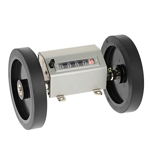 Längenzähler mit Rollrad 5 Ziffern Rollmesserzähler 0-9999.9 Digitalrollrad Maximale Geschwindigkeit 350 U/min Grau-Reset für die Länge Messung Längenzähler mit Rollrad 5 Ziffern Rollmesserzähler 0-9999.9 Digitalrollrad Maximale Geschwindigkeit 350 U/min Grau-Reset für die Länge Messung von HERCHR