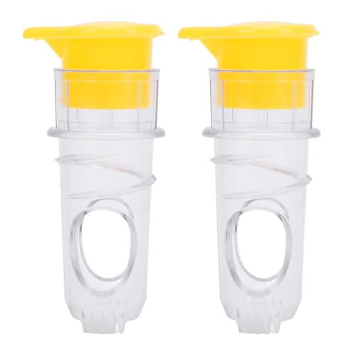 Lime Squeezer, Zitronensaft -Squeezer, Handheld -Zitronen -Squeeze, 4 Stcs tragbare Zitronen -Squeezer PP Abs Tragbare Arbeitsparnishandbuch Zitronensaft für Limetten Zitrusfrüchte von HERCHR