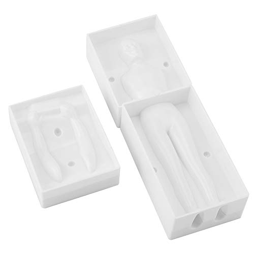 Menschenform Kuchenform, 3D Fondant Kuchenform Kunststoff DIY Backendekoration Schimmelfamilie Set Figurenmodell für Backware von HERCHR