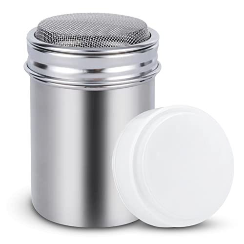 Kakao-Streuer, Puderzucker-Shaker Aus Edelstahl Kakaostreuer Puderzuckerstreuer Streuer Für Kakaopulver Schokopulver Zucker Zimt Mehl Gewürz Kakao-Streuer, Puderzucker-Shaker Aus Edelstahl Kakaostreuer Puderzuckerstreuer Streuer Für Kakaopulver Schokopulver Zucker Zimt Mehl Gewürz von HERCHR