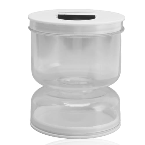 Pickle Jar mit Sieb Flip, Pickle and Olive Sanduhrglas Juice Separator Pickle Flip Jar Food Storage Container Kimchi Jar Trocken- und Nasstrennung Küche Eingelegte Dosen von HERCHR