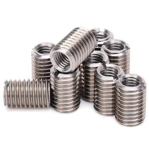 Reduziermutter, 10 Stück 18mm M8 Innengewinde M12 Außengewinde Gewinde Umrüstung Reduziermutter Rostfreier Stahl Hülse Reduzierstück Reparatur mit Gewinde Einsatzmutter Hardware für Fertigungsbereiche Reduziermutter, 10 Stück 18mm M8 Innengewinde M12 Außengewinde Gewinde Umrüstung Reduziermutter Rostfreier Stahl Hülse Reduzierstück Reparatur mit Gewinde Einsatzmutter Hardware für Fertigungsbereiche von HERCHR