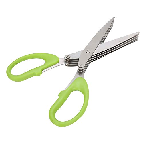 Salatschere Für Gehackten Salat, 5-lagige Salatschere, Küchenschere Für Lebensmittel, Frühlingszwiebelschneider Zum Schneiden von Geraspeltem Salat, Frischem Koriander, Frischen Frühlingszwiebeln Und Salatschere Für Gehackten Salat, 5-lagige Salatschere, Küchenschere Für Lebensmittel, Frühlingszwiebelschneider Zum Schneiden von Geraspeltem Salat, Frischem Koriander, Frischen Frühlingszwiebeln Und von HERCHR