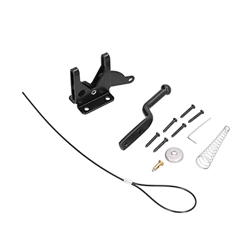 Schwerkraftverriegelung, Eisenzaunschloss Selbstverriegelungstor -Latch -Hardware mit einstellbarem Kabel für Gartengartengartenschuppen Schwerkraftverriegelung, Eisenzaunschloss Selbstverriegelungstor -Latch -Hardware mit einstellbarem Kabel für Gartengartengartenschuppen von HERCHR