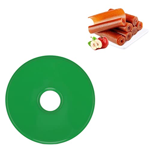 Silcone-Dehydrator-Tablett, 31,5 cm, runde, auslauchs ichere Nicht-Stock-Flüssigkeiten, Lebensmittel-Dehydrator-Trockner-Matte für FD660 Obst trocknungs maschine (Grün) von HERCHR