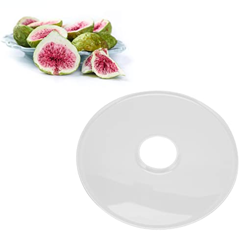Silcone-Dehydrator-Tablett, 31,5 cm, runde, auslauchs ichere Nicht-Stock-Flüssigkeiten, Lebensmittel-Dehydrator-Trockner-Matte für FD660 Obst trocknungs maschine (klar) von HERCHR