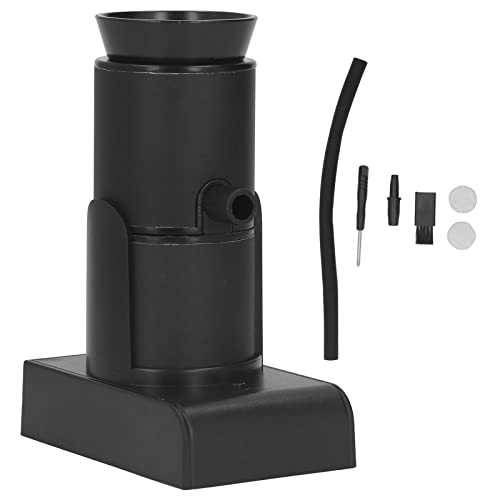 Smoking Gun Wood Smoke Infuser, Food Smoker Cocktails Smoke Infuser DIY Tools Set Portable Handheld Indoor Cold Smoke Generator Tool für Fleisch, Getränke, BBQ(Schwarz) von HERCHR