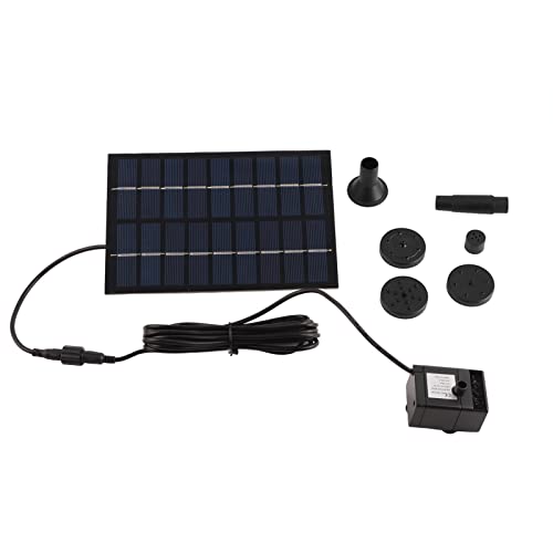 Solarpanel Wasserpumpe, Outdoor Fountain Solar Panel Kit Wasser Feature Sun Power Operating Tool Kit für Garten Home Pond Wasserfall von HERCHR