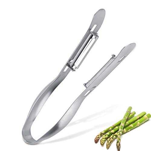 Spargelschäler, Spargelschälmaschine, Kartoffelschäler Doppelter Gemüseschäler Aus Edelstahl Für Spargel, Karotten, Pastinaken, Gurken Spargelschäler, Spargelschälmaschine, Kartoffelschäler Doppelter Gemüseschäler Aus Edelstahl Für Spargel, Karotten, Pastinaken, Gurken von HERCHR
