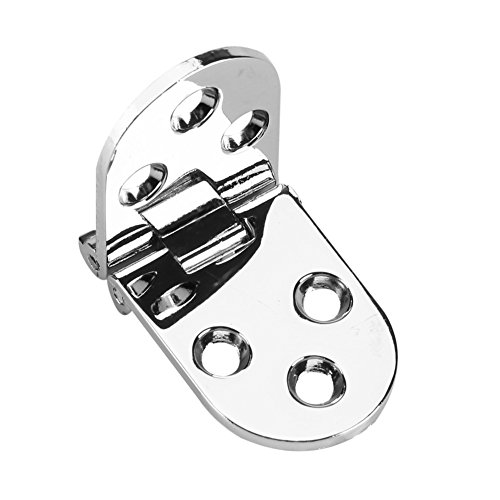 Tablettscharnier, 80x30 mm Zinklegungsmetall -Metall Runde Flip Top Scharnierklappertisch Möbel Flip Tablett Scharnier für Klapptische, Nähmaschinentisch (Farbe) von HERCHR