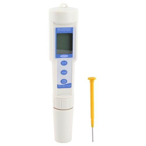 Taschengröße digitaler pH -Messgerätestift, 3 in 1 Wasserqualität Multi -Parameter -PH -EC -Temperaturmesser Tester für Schwimmbäder, Aquarien von HERCHR