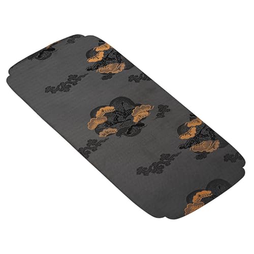 Tee-Set-Matte, Küchen-Bar-Handtücher, Tee-Tablett-Matte, Dekoration, Tischsets, Tee-Zeremonie-Zubehör, Kaffee-Bar-Matte, Zubehör Für Arbeitsplatte(Schwarz) von HERCHR