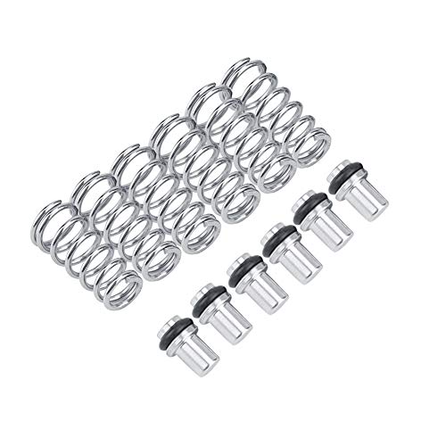 Tellerventil, 6er-Set Keg Poppet Universal-Tellerventil Tellerventil-Fass Für Homebrewing Ball Lock Poppet Valve Lock Keg Posts Set von HERCHR