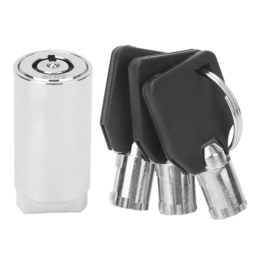 Verkaufsautomatenschloss, 19 mm/0,75 Zoll Universal High Security Zink Alloy Lock -Zylinder mit 3 Tasten für automatische Soda -Snack -Maschine Safe Box von HERCHR