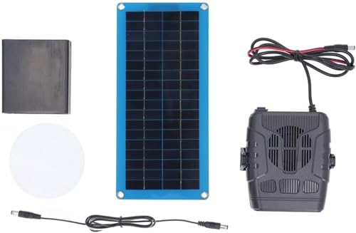 HERIFAM Camping heizung Solar Panel Heater, 30W Single Solar Panel Heater Drying Heating Pet Houses Warm Wind Gearbox Camping Heater for Charging Fans Headphones HERIFAM Camping heizung Solar Panel Heater, 30W Single Solar Panel Heater Drying Heating Pet Houses Warm Wind Gearbox Camping Heater for Charging Fans Headphones von HERIFAM