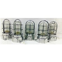 Vintage-stil Neuer Aluminiumguss-Durchgang Bulkhead Ship Mount Light Lot Von 5 von HERITAGEANTIQUESUSA