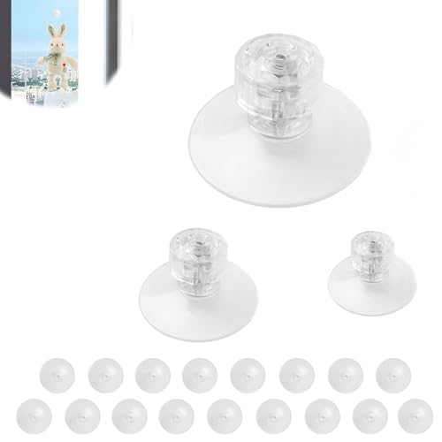 HERKINDNESS Saugnapf mit Gewinde, 20 Stück, 40 mm PVC, für Fenster, Badezimmer, Küche HERKINDNESS Saugnapf mit Gewinde, 20 Stück, 40 mm PVC, für Fenster, Badezimmer, Küche von HERKINDNESS