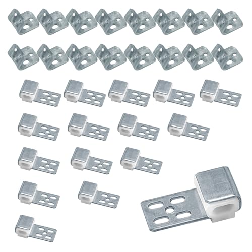 HERKINDNESS Sofa Verbinder, 32 Stück Sofa Feder Clips, mit 5 Löchern Sofa Feder Reparatur Ersatz, Möbel Federset, Metall Sofa Feder Reparatur für Polstermöbel, für Betten Sofas HERKINDNESS Sofa Verbinder, 32 Stück Sofa Feder Clips, mit 5 Löchern Sofa Feder Reparatur Ersatz, Möbel Federset, Metall Sofa Feder Reparatur für Polstermöbel, für Betten Sofas von HERKINDNESS