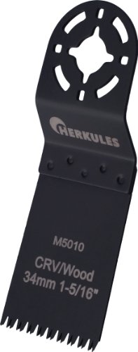 Herkules M5010-10 10-er Pack Japan Verzahnung CV Präzisions Sägeblatter für Holz, für Multischleifer - Maße: L=50 B=34,1 T=0,65 ZpZ=14 - Für Material/Merkmale: Holz, Spanpl., Kunststoff, Japan Zahnung von Herkules