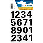 HERMA 4168 Nummernetiketten 0-9 13 x 25 mm Schwarz 10 Packungen mit 320 Etiketten von HERMA
