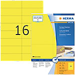 HERMA 4256 Multifunktionsetiketten SuperPrint Gelb Rechteckig 1600 Etiketten pro Packung von HERMA