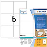 HERMA Adressetiketten 10317 Weiß Quadratisch 600 Etiketten pro Packung von HERMA