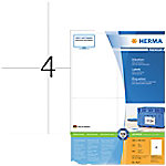 HERMA Adressetiketten 4627 Weiß DIN A4 105 x 148 mm 200 Blatt à 4 Etiketten von HERMA