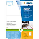 HERMA Adressetiketten 8691 Weiß Quadratisch 148 x 105 mm 400 Blatt à 2 Etiketten von HERMA