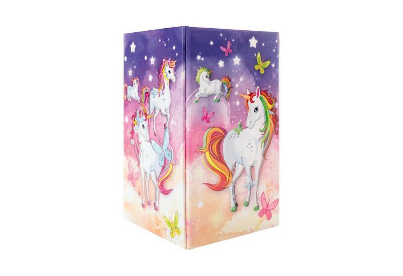 HERMA Aufbewahrungsdose Herma Stifteköcher aus stabilem Karton B/T/H 8 x 8 x 13 cm Einhorn von HERMA