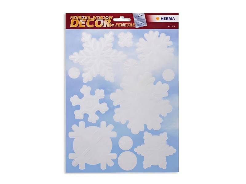 HERMA Christbaumschmuck Herma Fensterbild Folie selbsthaftend und wieder ablösbar ca. A4 von HERMA