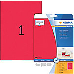 HERMA Etiketten 5048 Neonrot Rechteckig 20 Etiketten pro Packung von HERMA