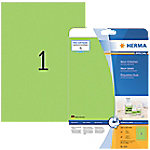 HERMA Etiketten 5151 Neongrün Rechteckig 20 Etiketten pro Packung von HERMA
