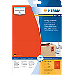 HERMA Farbige Etiketten 4562 Rot Rechteckig 105 x 148 mm 20 Blatt à 4 Etiketten von HERMA