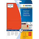 HERMA Farbige Multifunktionsetiketten 4497 Rot Rechteckig 199,6 x 143,5 mm 20 Blatt à 2 Etiketten von HERMA