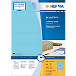 HERMA Farbige Multifunktionsetiketten 4558 Blau Rechteckig 105 x 42 mm 100 Blatt à 14 Etiketten von HERMA