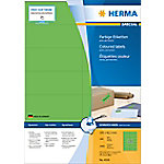 HERMA Farbige Multifunktionsetiketten 4559 Grün Rechteckig 105 x 42 mm 100 Blatt à 14 Etiketten von HERMA