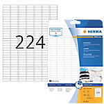 HERMA Inkjetetiketten 8830 Weiß DIN A4 25,4 x 8,5 mm 25 Blatt à 224 Etiketten von HERMA