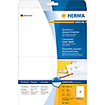 HERMA Korrekturetiketten 4229 Weiß Rechteckig DIN A4 105 x 148 mm 25 Blatt à 4 Etiketten von HERMA