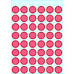 HERMA Markierungspunkte 1866 Rot Ø 13 mm 5 Blatt à 48 Etiketten von HERMA