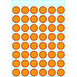 HERMA Markierungspunkte Etiketten 1864 Orange Ø 13 mm 5 Blatt à 48 Etiketten von HERMA